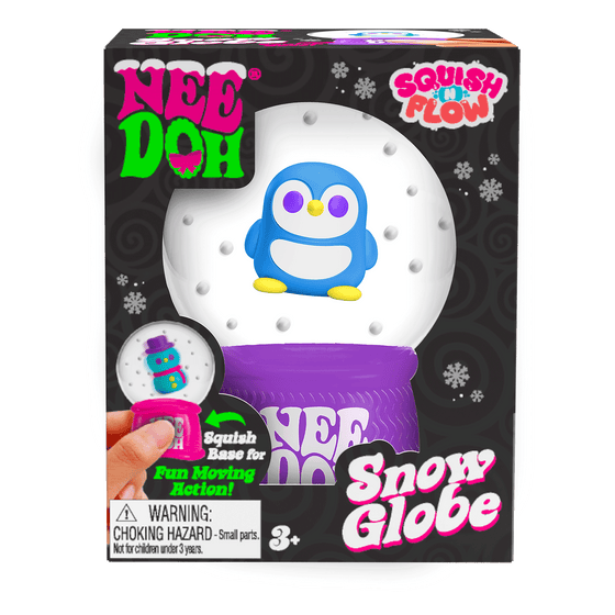 NeeDoh Squish N Flow Snow Globe v9010